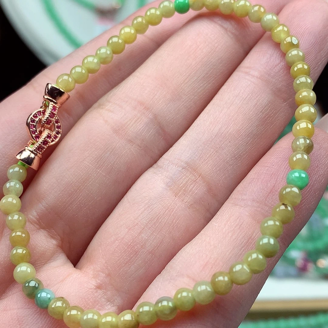 翡翠未镶嵌手链翡翠