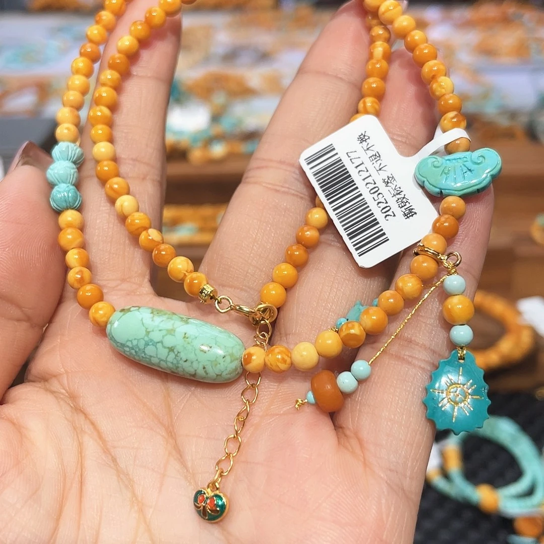 绿松石手链未镶嵌项链