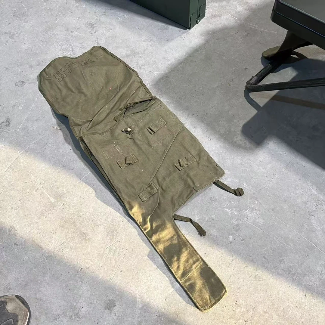 正品绿色帆布单腿挎包工具包F