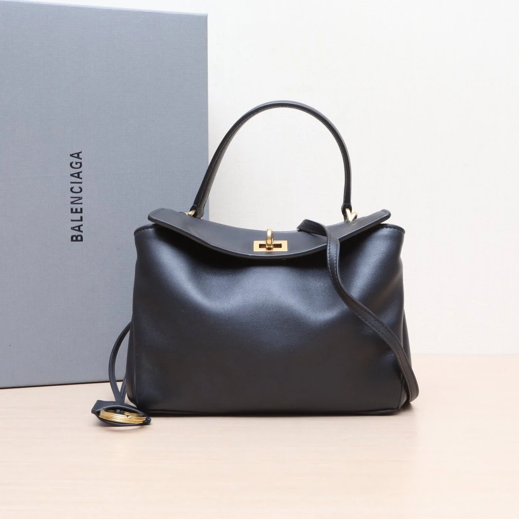 99新 Balenciaga/巴黎世家 大头活动 Rodeo 迷你 23 皮革C 金扣