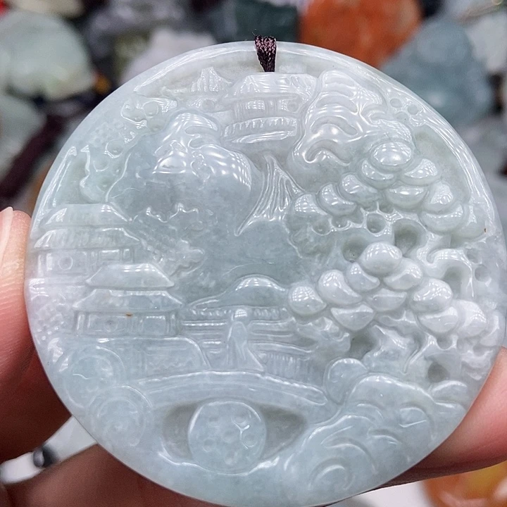 颈饰未镶嵌翡翠翡翠