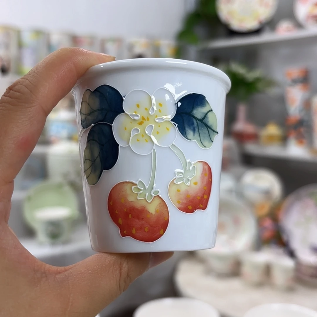 手绘高温釉下彩陶瓷