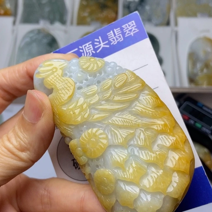 翡翠未镶嵌颈饰翡翠