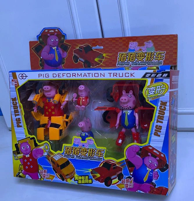变形车套盒猪猪侠