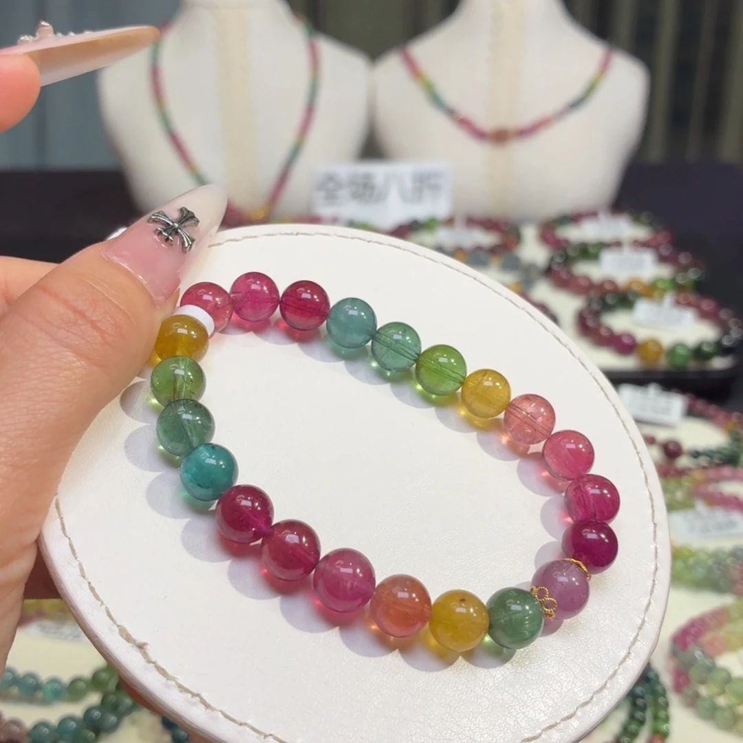 未镶嵌碧玺手链12