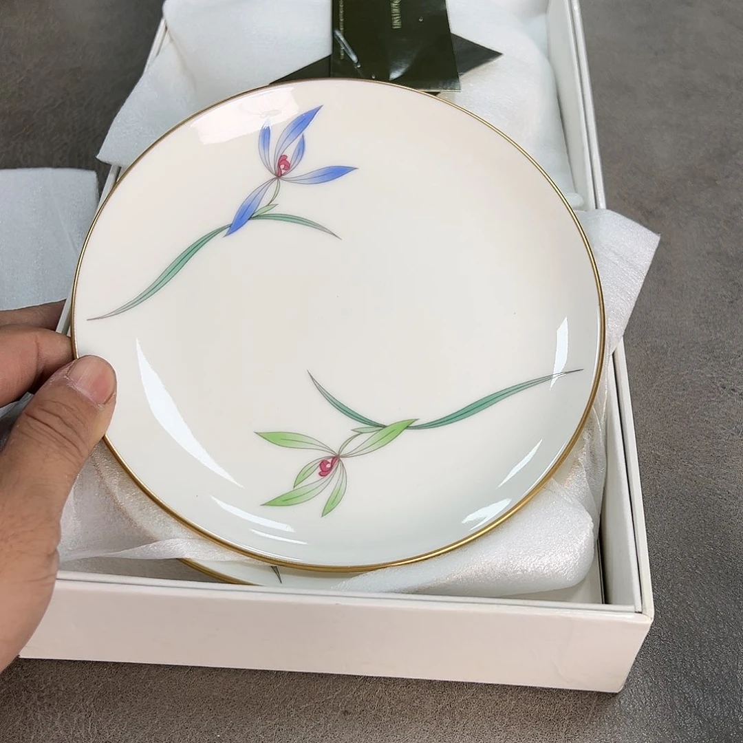 【闪购商品】香兰五盘瓷器瓷器瓷器瓷器