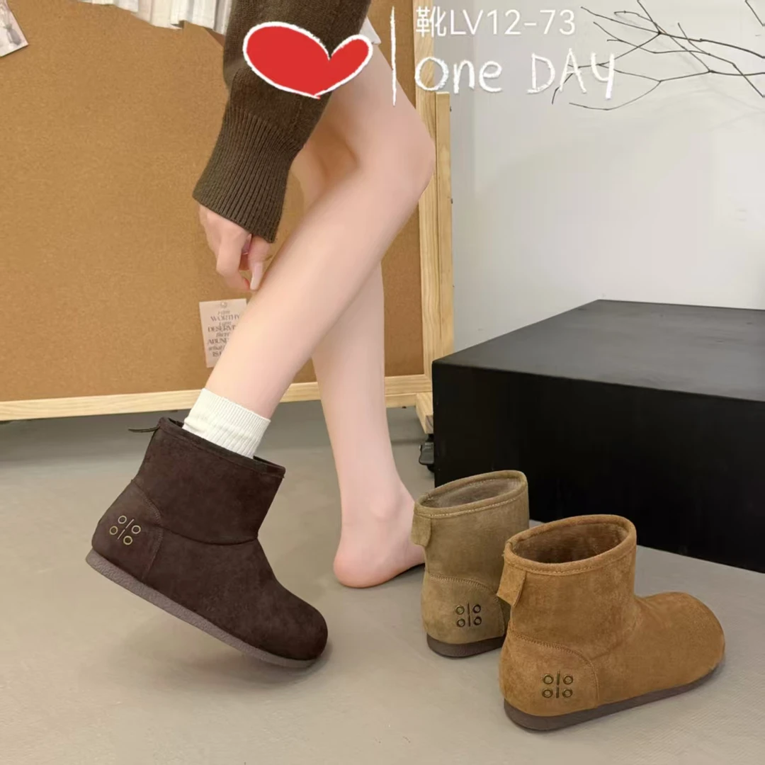 1273款加绒博肯小土豆百搭半靴zz