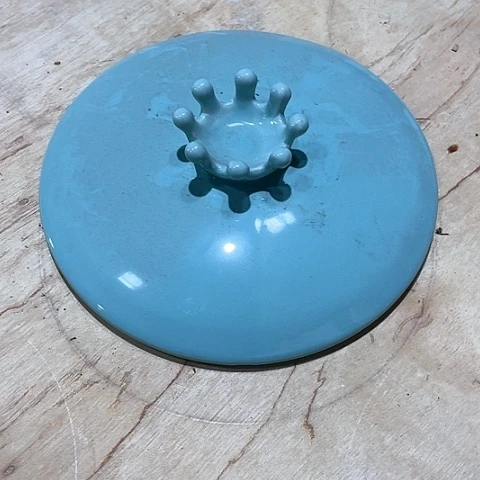 微瑕，不能明火，口径约20.5蓝色