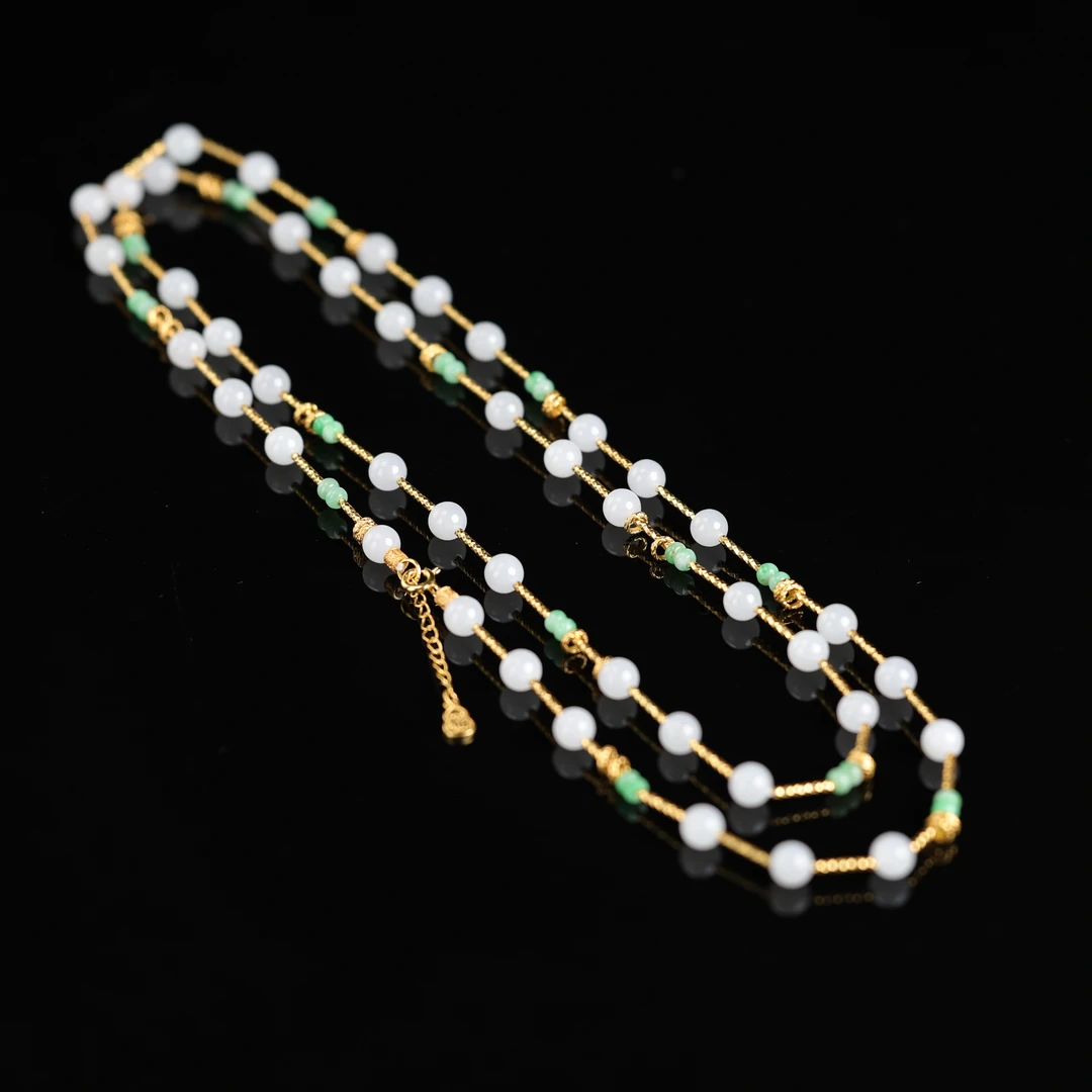 本真 | “暮雨”严选精品翡翠6mm+项链（多样性发货 发其一）