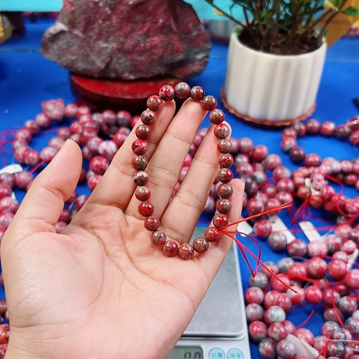 天然辰砂蔷****！天然原石朱砂