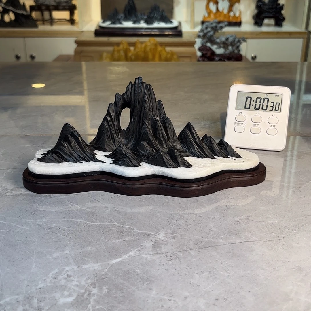 王***来灵璧石手工雕刻奇石摆件