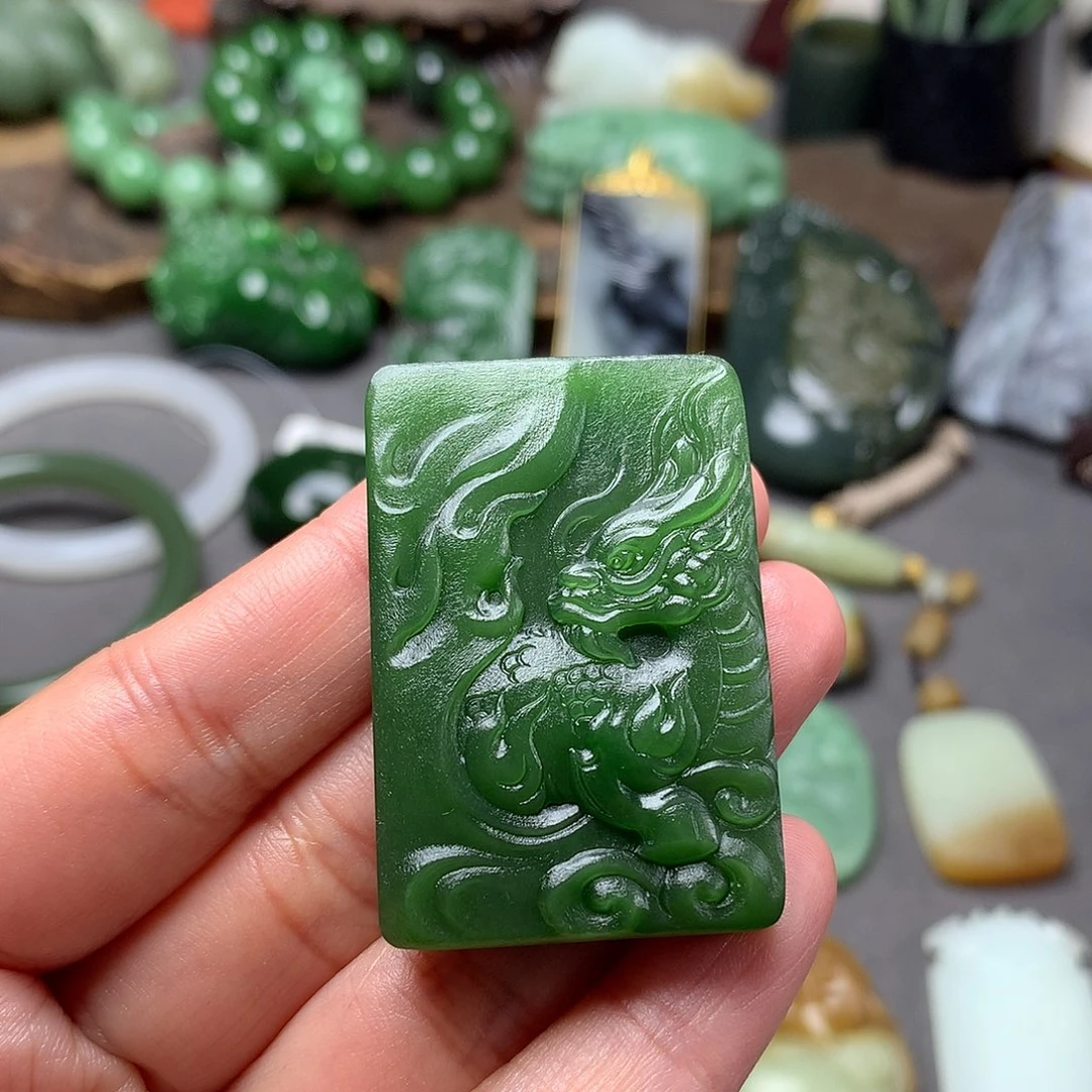 和田玉颈饰未镶嵌水***吟