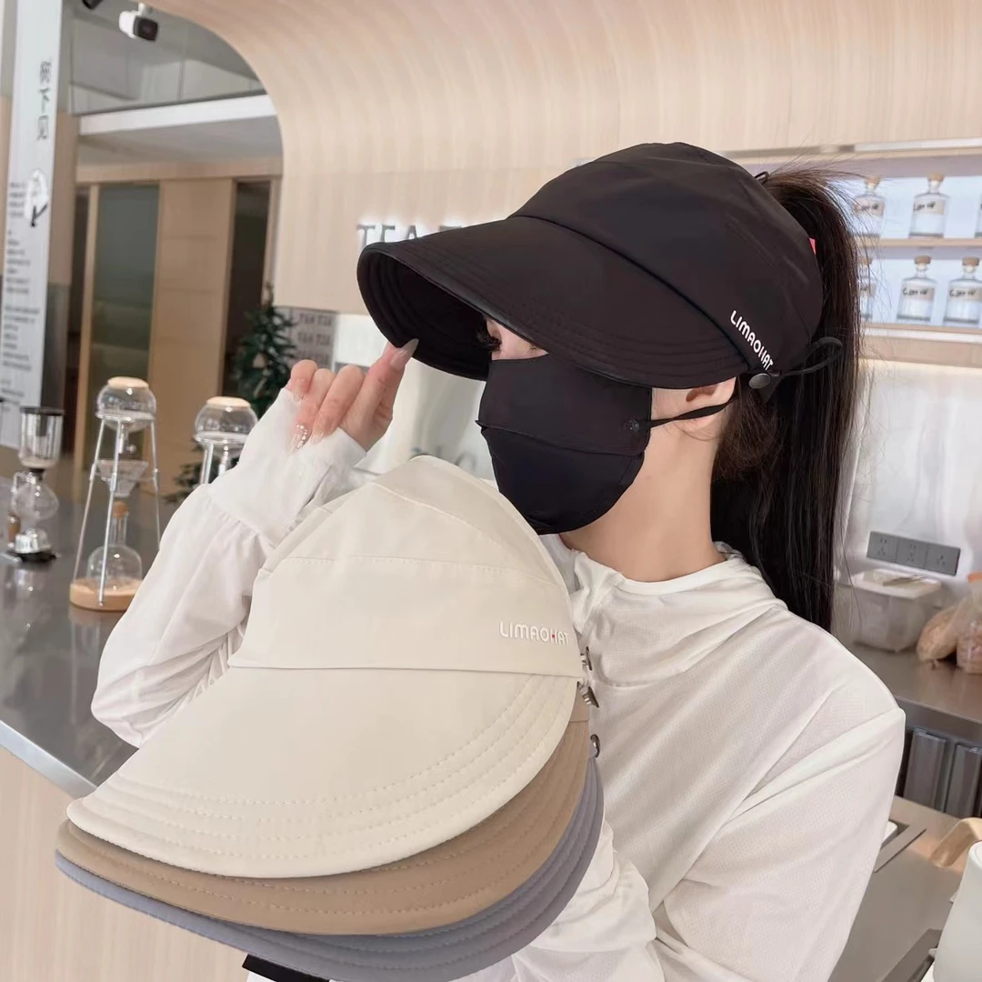 速干鸭舌帽子女款防晒帽2025款网红款大头围显脸小防晒遮阳帽女士