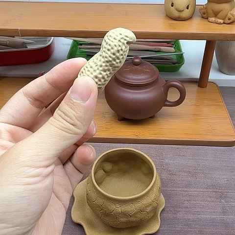 段泥茶案花生茶宠
