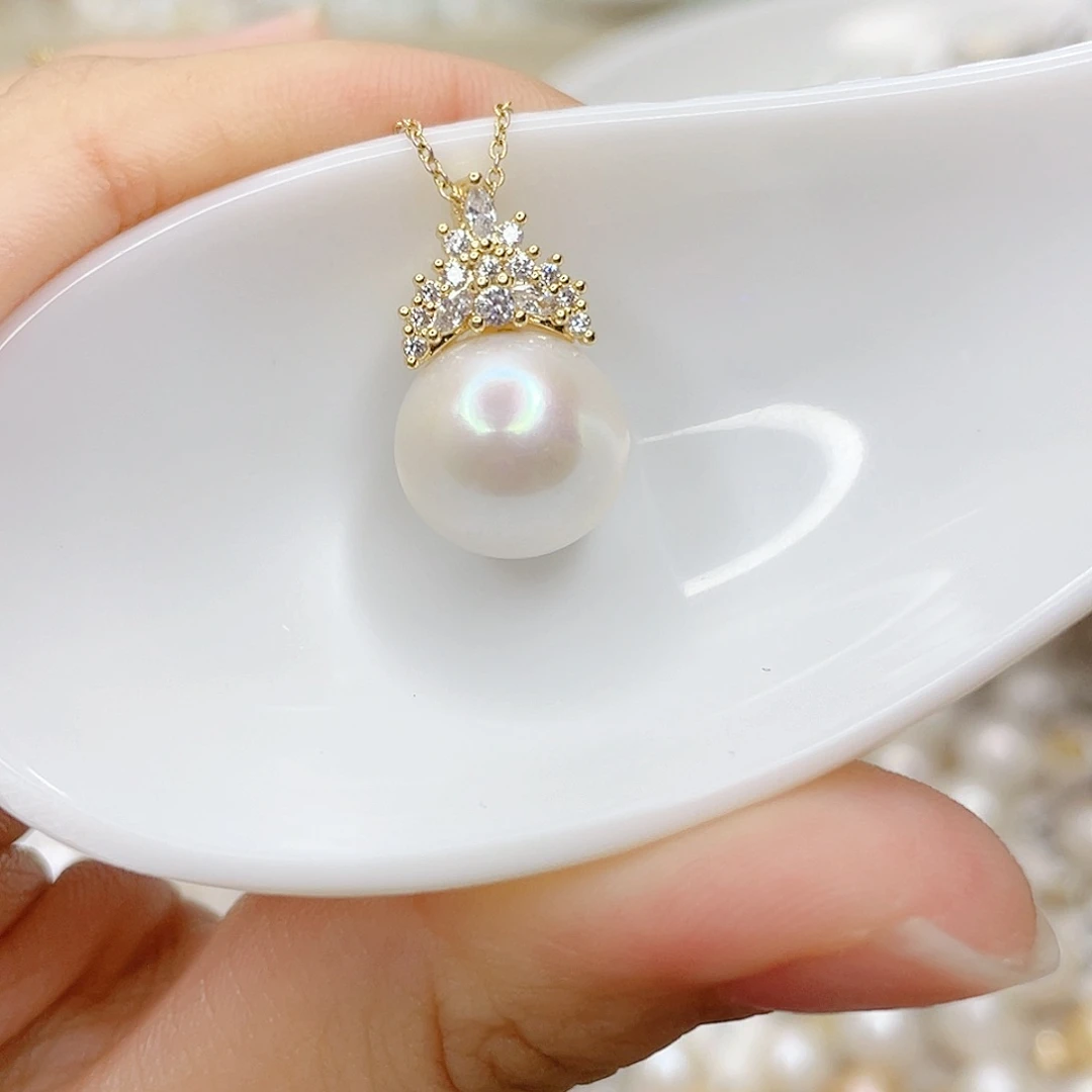 淡水珍珠未镶嵌吊坠(赠链)