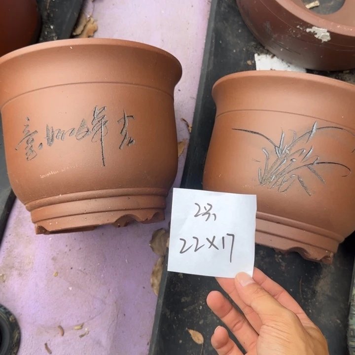 紫砂花盆特价商品