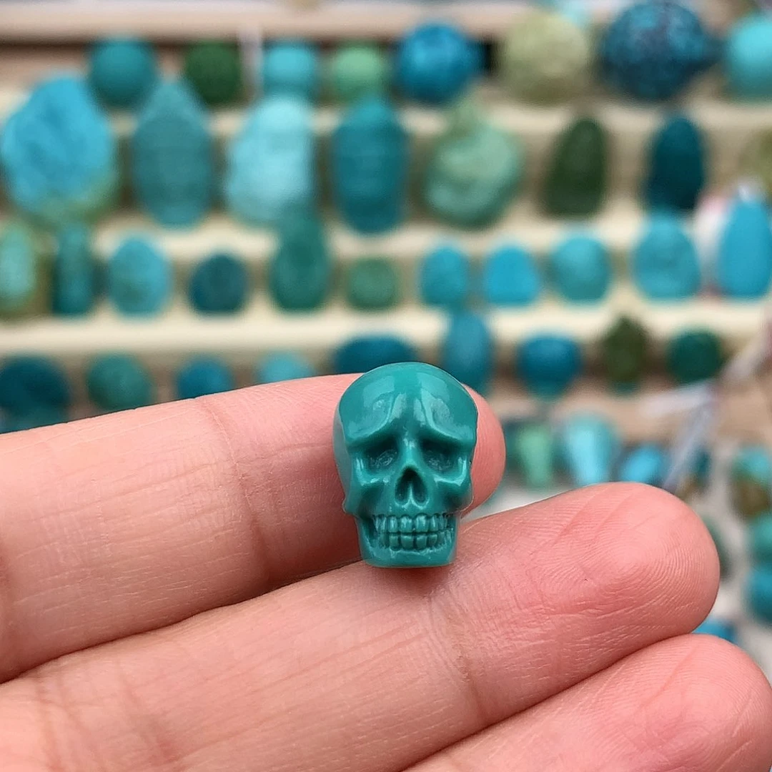 未镶嵌绿松石珠宝奇石9.9