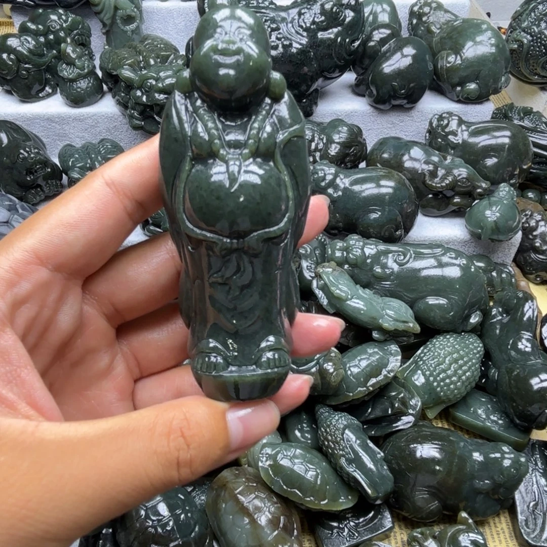 北***劳和田玉（糖玉）未镶嵌颈饰