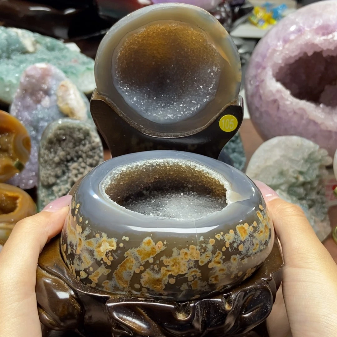 紫晶摆件未镶嵌水晶
