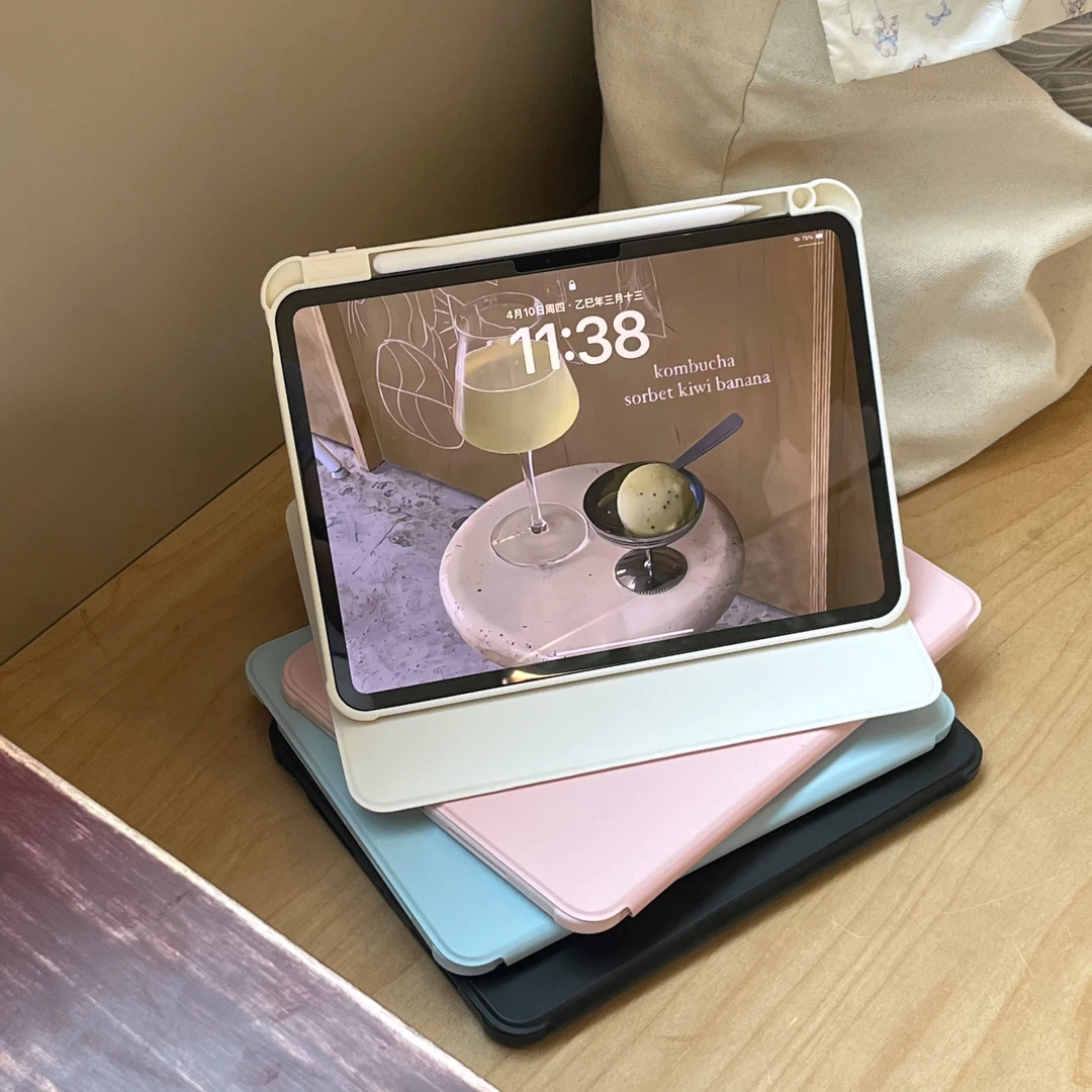 高级纯色适用华为MatePad11.5S平板保护套padair带笔槽padpro旋转