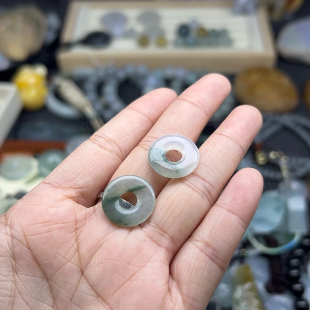 颈饰未镶嵌翡翠甜甜圈