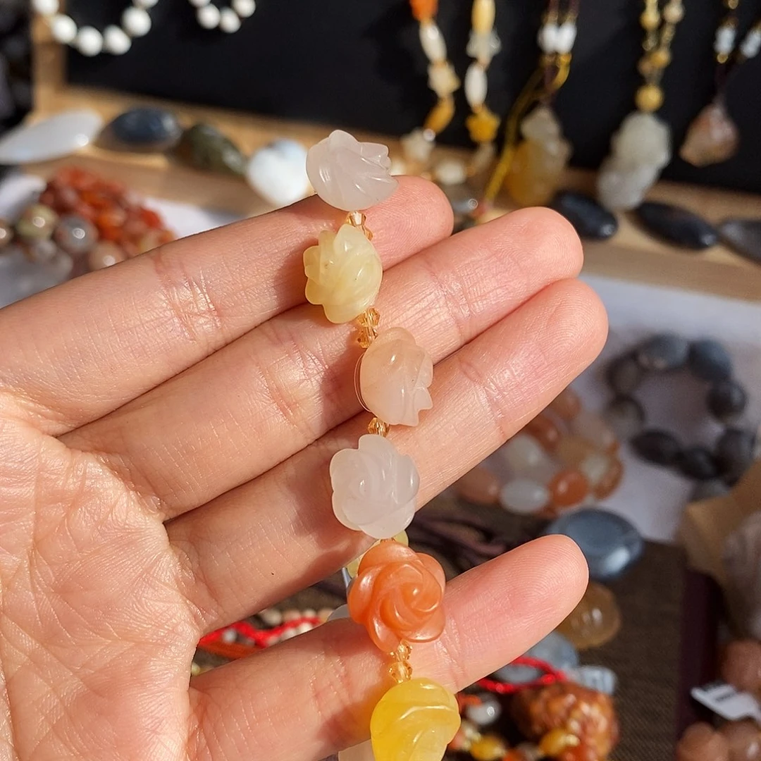玛瑙/玉髓合金珠宝半成品