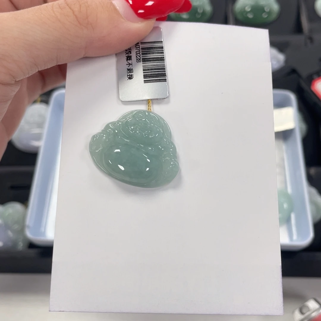 颈饰未镶嵌翡翠佛公