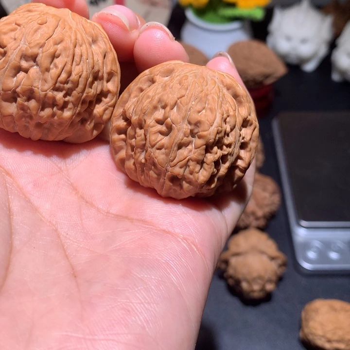 ****y吊坠文玩核桃37石子磨微瑕