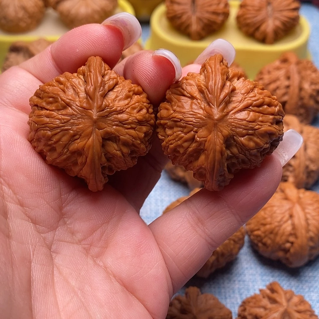 文玩核桃把件毕业磨盘39尺全品
