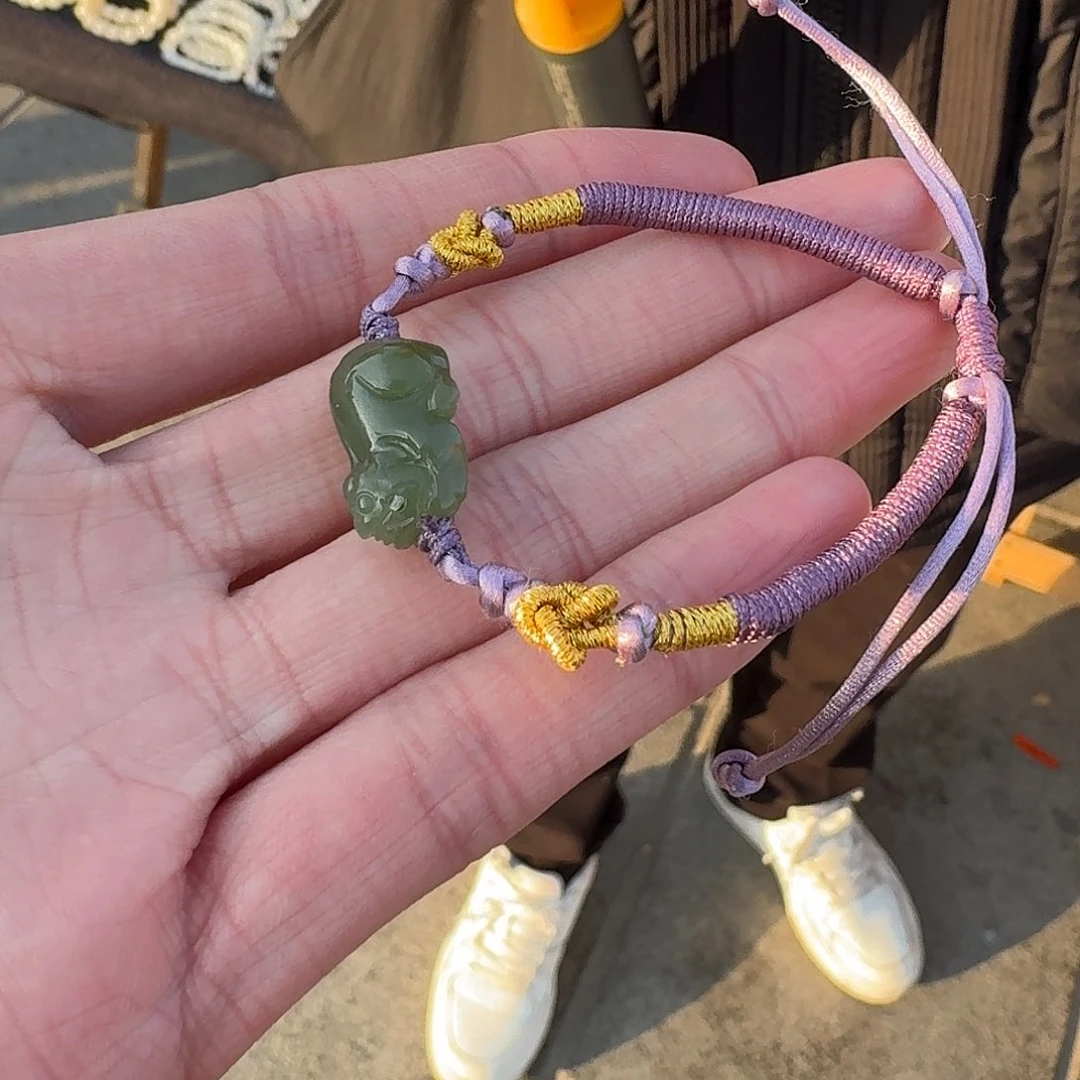 和田玉手串未镶嵌113周哥