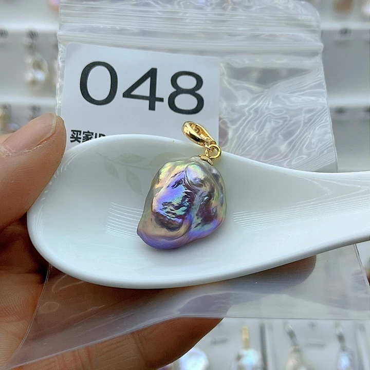 淡水珍珠颈饰银S925镶嵌