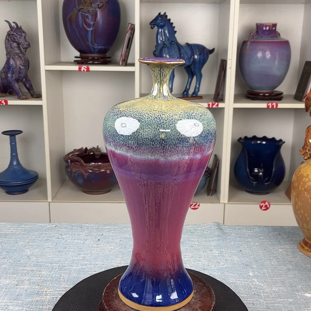 瓷片美人瓶丽人瓶无礼盒