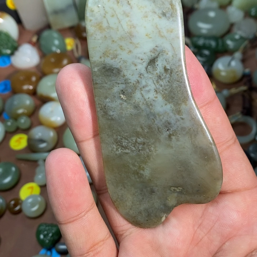 和田玉未镶嵌吊坠(不含链)