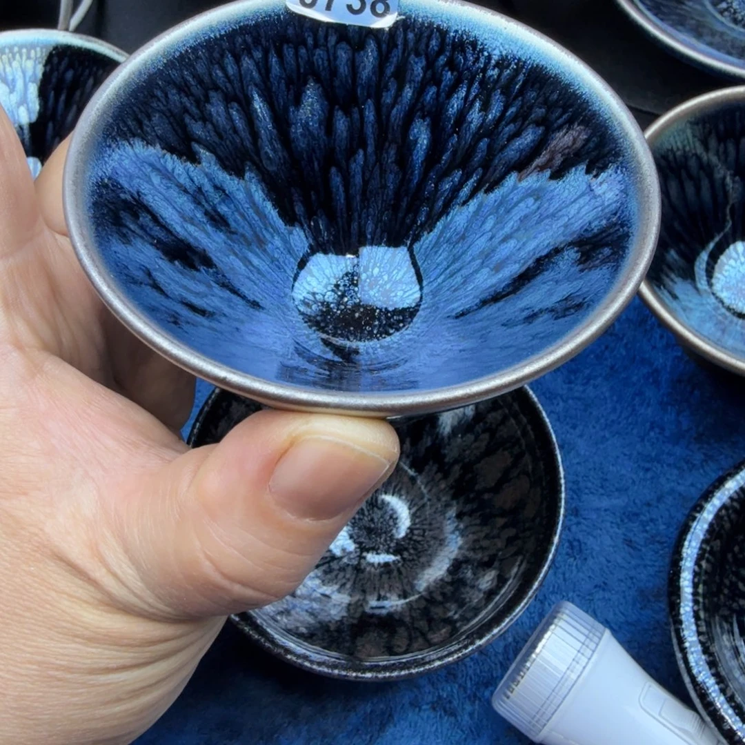 茶盏秦国凤百花斗笠738