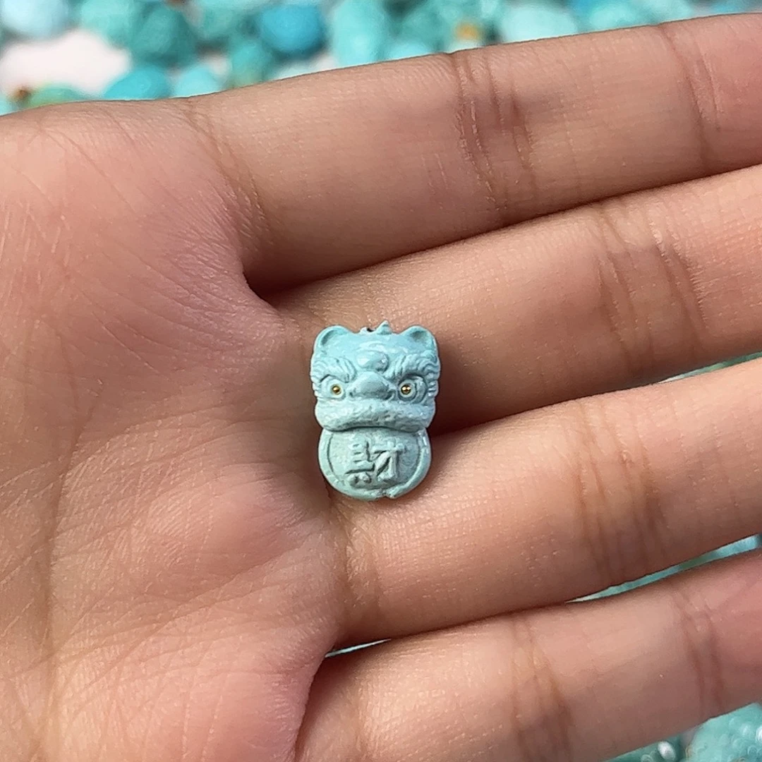 橒***社绿松石未镶嵌吊坠(不含链)