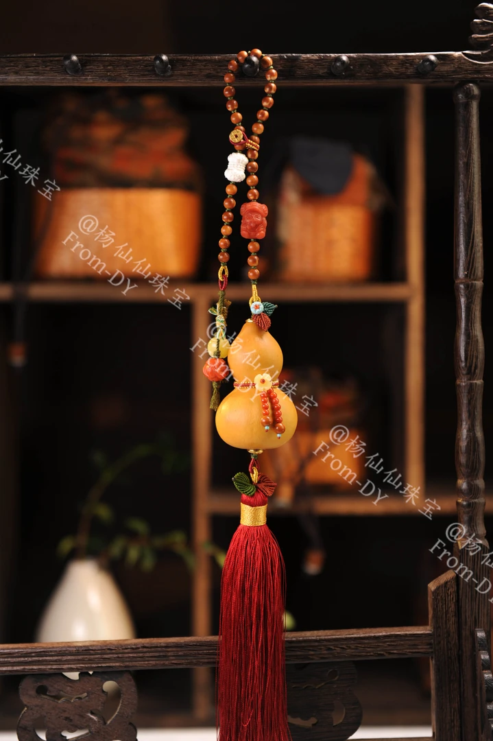 925银银制品 【杨仙仙珠宝】银镶多宝挂饰-X1298