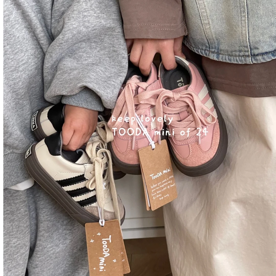 儿童板鞋韩版2025春秋季新款男童德训鞋软底休闲跑步鞋女孩运动鞋