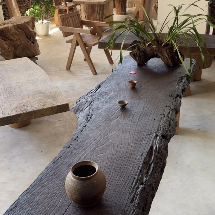木侘寂风艺术茶桌板子