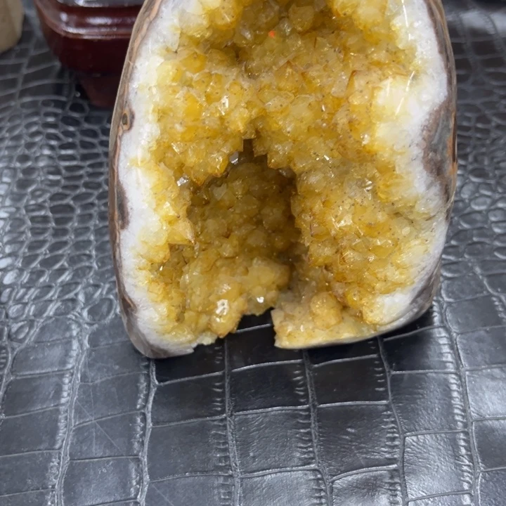 发饰水晶未镶嵌黄晶簇