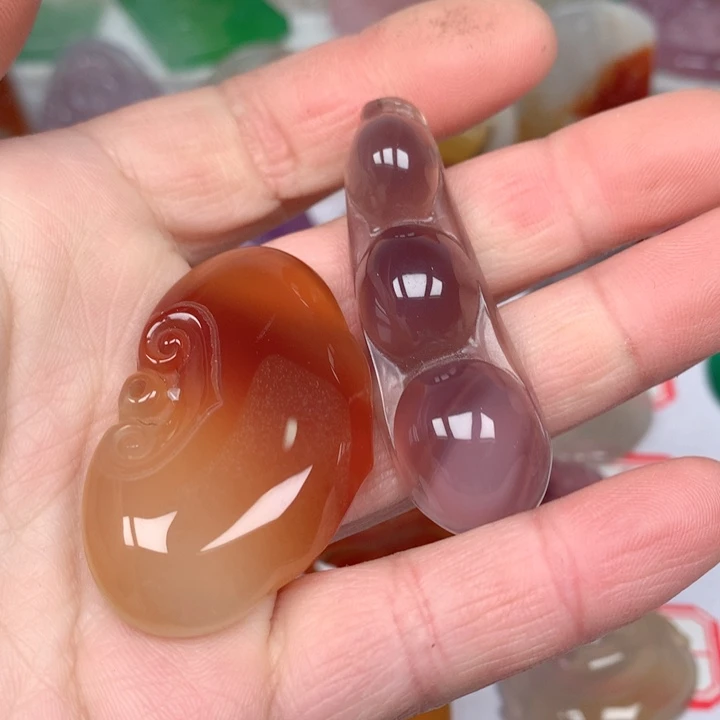 玛瑙/玉髓颈饰未镶嵌C**