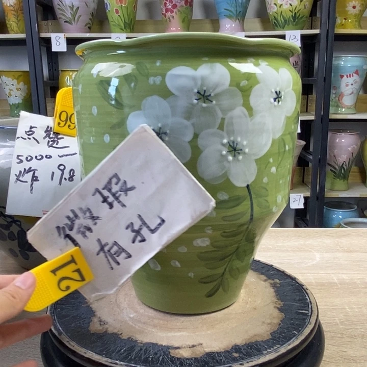 景德镇高温陶瓷花盆