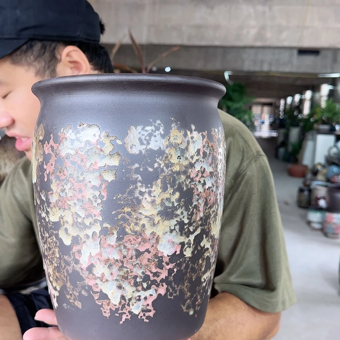 花盆紫砂杨杨花盆0926-513高25口20