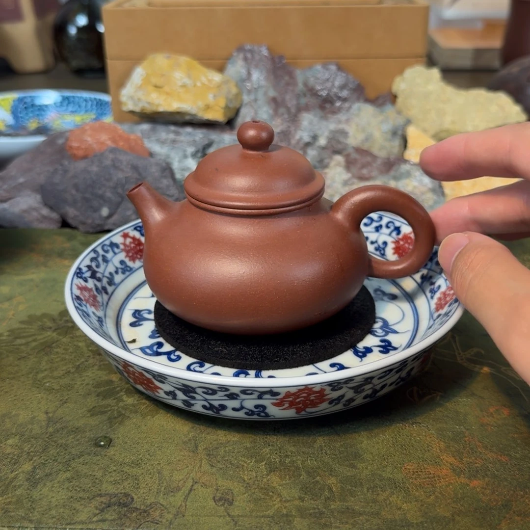 紫砂茶壶黑气 容天