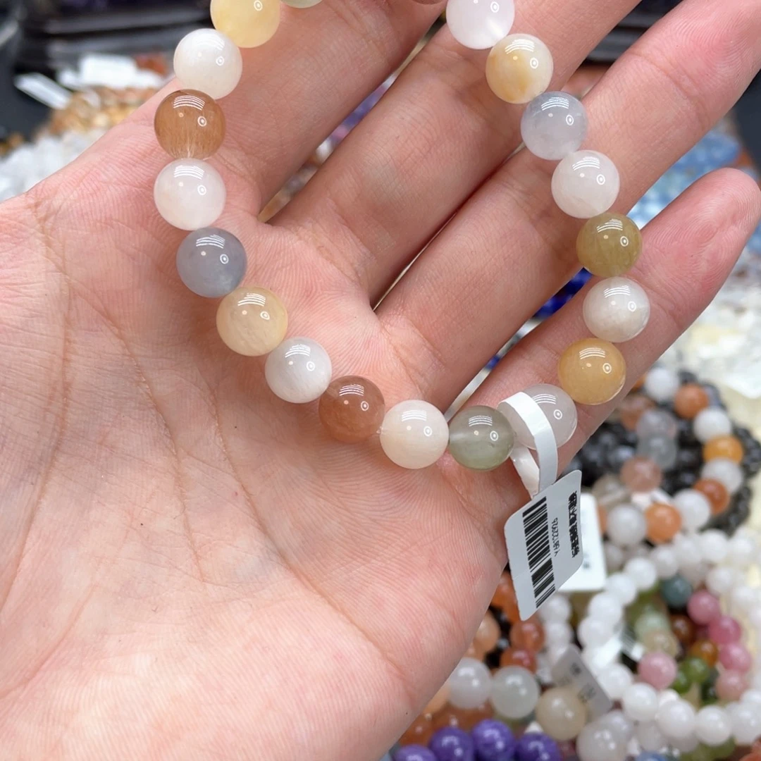 L***a水晶手串未镶嵌彩兔毛9