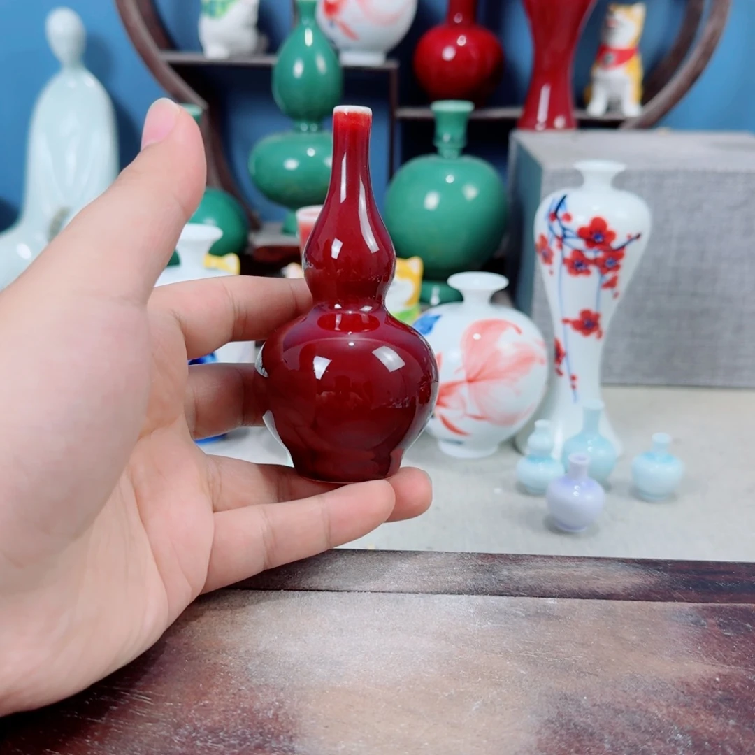 陶瓷手工小花器摆件