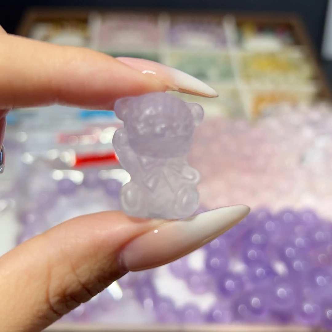 天然默认微瑕未镶嵌水晶