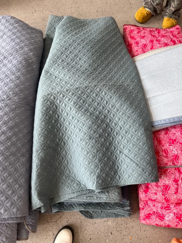 小徐约200*230蓝绿色加厚床盖发一个（瑕疵）