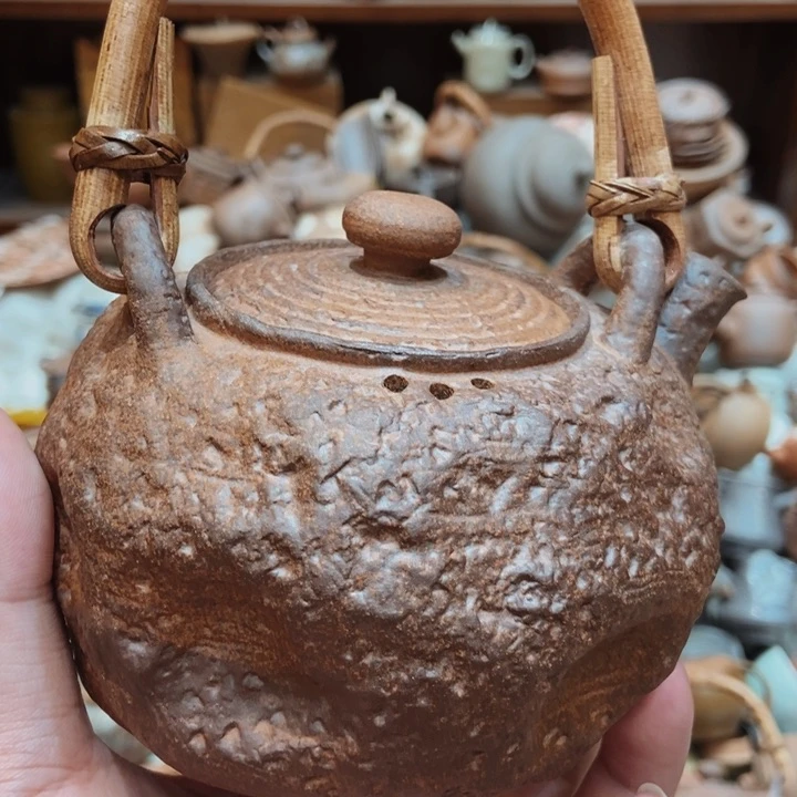 柴烧老岩泥高端茶器