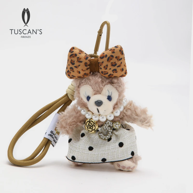 TUSCAN'S可爱毛绒达菲雪莉玫包挂件高级钥匙扣