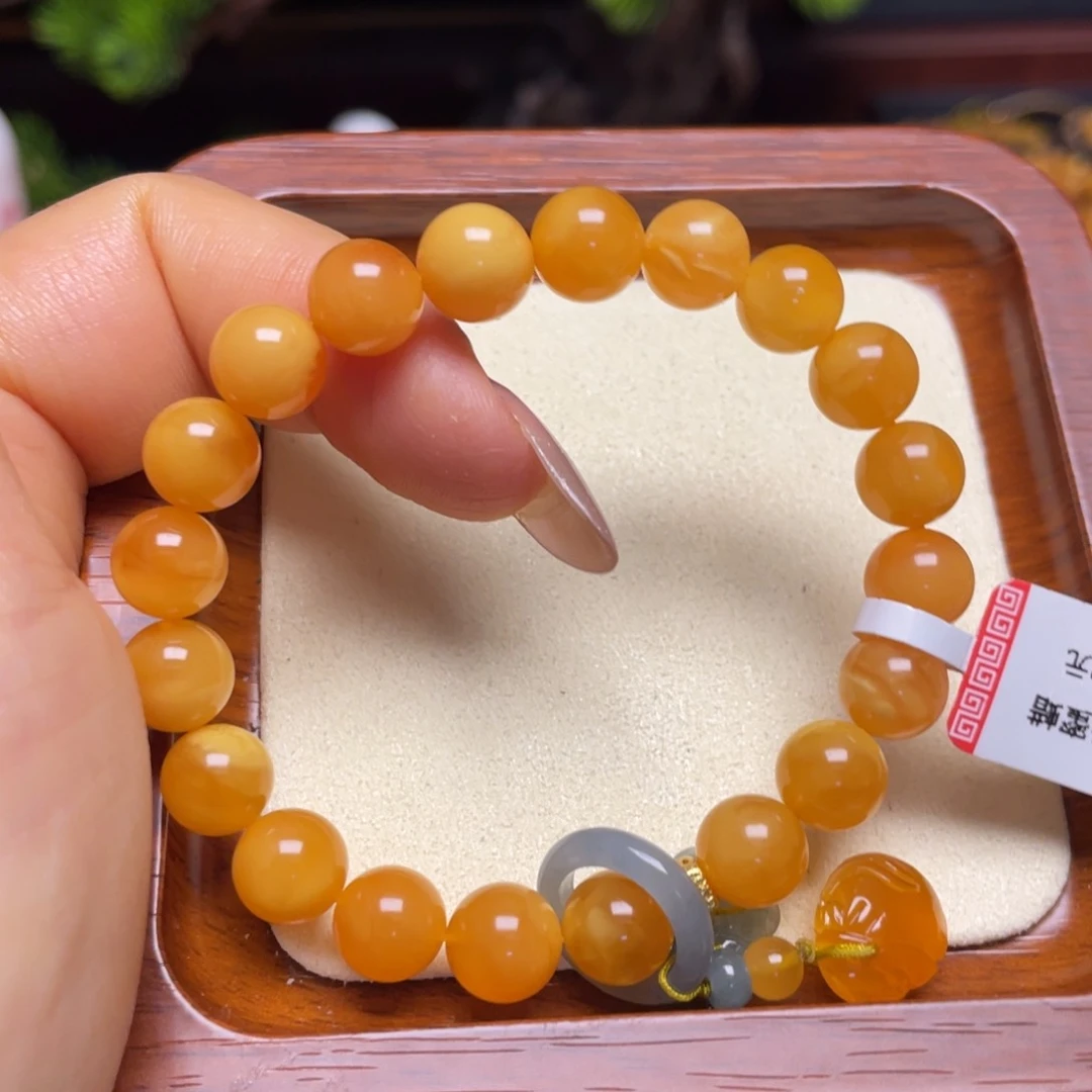 蜜蜡手链未镶嵌手串